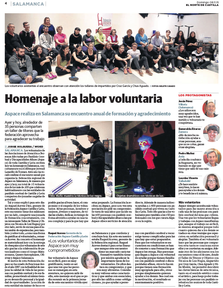 Encuentro de Voluntariado 2015 (Salamanca)
