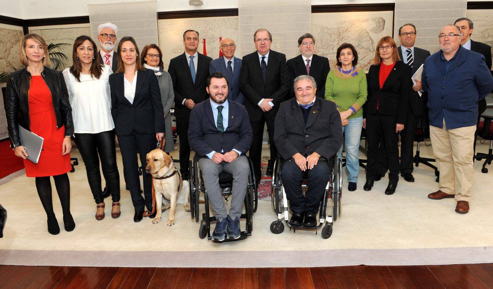 La Junta de Castilla y León refuerza su colaboración con las entidades de discapacidad.