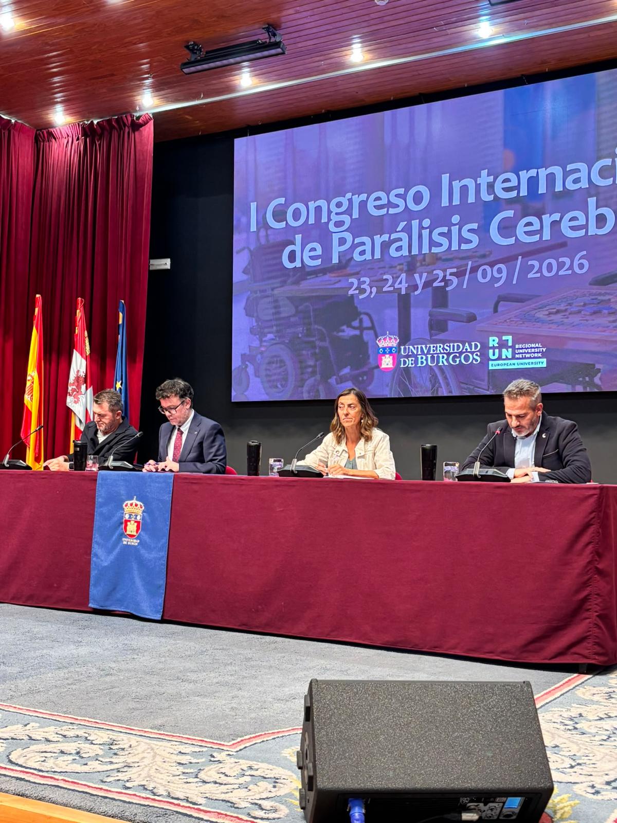 ASPACE Castilla y León participa en la apertura del I Congreso Internacional de Parálisis Cerebral en Burgos
